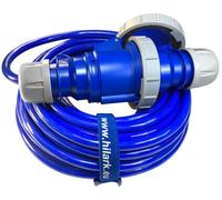 Rallonge bleue H07BQ-F pour l'alimentation électrique des yachts, IP67, 30 m