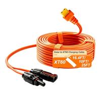 Rallonge câble connecteur de panneau solaire vers XT60 5m 12AWG | IP68 - Câble d’alimentation à charge pleine vitesse pour Anker Solix, EcoFlow Delta 2/3, River 2/3