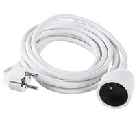 Rallonge câble souple blanc 10 M - Dhome