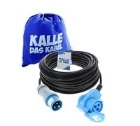 Rallonge CEE en caoutchouc avec fiche coudée 230 V H07RN-F 3G 1,5 mm² de chez Kalle Das Kabel., 230.00V
