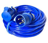 Rallonge CEE en PUR H07BQ-F 3×2,5, 40 m, BLEU