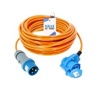 Rallonge CEE Kalle Blue Signal 2,5 mm² coudée pour industrie, construction, bateau, Womo, camping, entièrement pur, 5 m