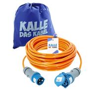 Rallonge CEE Kalle Blue Signal - 2,5 mm² - Pour l'industrie, la construction, le bateau, le womo, le camping - 50 m