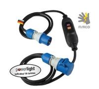 Rallonge CEI avec disjoncteur de protection PRCD IP44 - SCHWABE - 45224