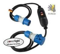 AS Schwabe Rallonge CEI 45224 – PRCD 30 mA, 230 V/16 A, 3 broches, env. 3 m, IP44