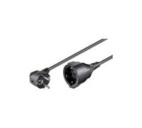 Rallonge Connecteur Schuko vers connecteur Schuko femelle 3 m Noir (Import Allemagne)