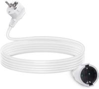 Rallonge de 8 m avec protection enfant, 3680 W, 16 A/250 V, blanche