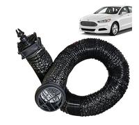 Rallonge de bouche d’aération pour voiture - Adaptateur Pliable Sortie d’Air de Climatisation | Tuyau Flexible Bouche d’Aération Auto, Accessoire pour Maison Intérieur Extérieur Siège Arrière 300x8 cm