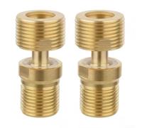 Rallonge de bras de douche en cuivre pivotant à 360° pour pommeau de pluie - Fixation murale excentrique réglable 53 mm (2 pièces)
