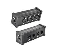 Rallonge de Câble Ethercon 4 Canaux 3 Broches, Rallonge Multiple de Câble RéSeau XLR pour éClairage de ScèNe et Studio D'Enregistrement, XLR, DMX
