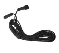 Rallonge de Câble pour Lampe Solaire Extérieure 5m, Double Noyau | Étanche, Interface Dualpin Dualhole, Pvc Cuivre, pour Éclairage Paysager et Projecteur