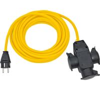 Rallonge de chantier Brennenstuhl BREMAXX, IP44, avec triple connecteur en caoutchouc, 25 m, 1 pièce