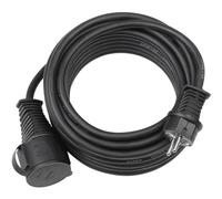 Rallonge de chantier Brennenstuhl IP44, 10 m, noire, avec prise Schuko