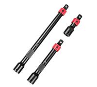 Rallonge de ouille 1/2", 3/8", libération rapide, acier, | Kit d'extension d'impact pour le démontage d'appareils mécaniques et