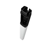 Rallonge de colonnette en PVC RAL 9006 H500mm. A appliquer sur 2 paires de photocellules CAME DIR-CGP