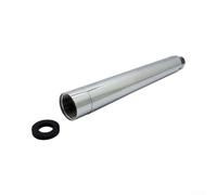 Rallonge de douche universelle G1/2 - Hauteur réglable - Finition chromée - Support mural pour salle de bain (25,4 cm)