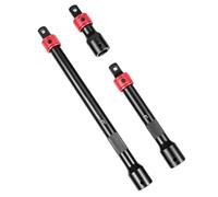 Rallonge de douille 1/2", 3/8", libération rapide, acier, | Kit d'extension d'impact pour atelier, mécanicien et bricoleur