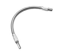 Rallonge de flexible à tige hexagonale en métal - Tournevis universel | Extension de mèche marteau pour homme, papa, mari, bricoleur, bricoleur, atelier, mécanicien, argent