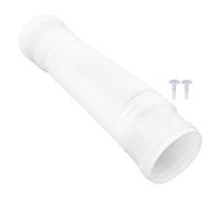 Rallonge de Gouttière de Gouttière de Pluie, Taille de Tuyau Flexible de 20-59 Po Rallonge de Descente de Drain Universel, White-1pack, Tuyau Supplémentaire de 8 Pi avec (WHITE)
