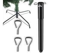 Rallonge de hauteur d'arbre de Noël, poteau d'extension de base d'arbre de | Riser d'arbre artificiel résistant à l'usure pour poteaux d'arbre de 0,
