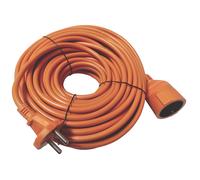 GENERIQUE Rallonge électrique extérieure 25 m H05VVF 2x1.5 orange - PVC durable pour jardin et activités en plein air