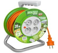 Rallonge de jardin sur tambour, câble de 40 m H05VV-F 3 x 1,5 mm² - VT-415-4015