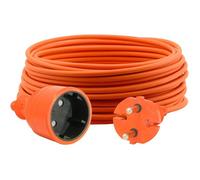 Rallonge de jardin - Volteo - 15m - Orange - Usage intérieur et extérieur - 1 prise - 230V - Câble H05VV-F 2*1MM