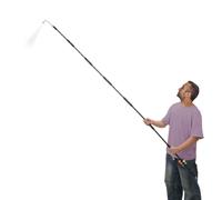 Rallonge de lance de gouttière pour nettoyeur haute pression, 7 barres | Acier inoxydable Laiton PP Raccord rapide 1/4" 4000 PSI 243 cm pour façade de voiture pavé solaire Lance coudée