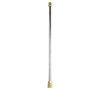 Rallonge de nettoyeur haute pression en acier inoxydable avec raccord rapide M22 à 6,35 mm pour un nettoyage haute puissance jusqu'à 4000 psi Tube de lance de rechange robuste pour allée extérieure et