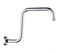 Rallonge de pommeau de douche de 10,2 cm, noir mat, pour pommeau de douche à effet pluie, adaptateur de hauteur en acier inoxydable de qualité marine pour personnes de grande taille (1)