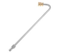 Rallonge de Pulvérisateur Haute Pression Coudée 1/4 à Raccord Rapide | Acier Inoxydable et Laiton, Angle en L, Interface D’environ 12mm, pour Nettoyeurs et Flexibles