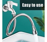 Rallonge de robinet et adaptateur de robinet – Outil pour nettoyer les angles morts – Cuisine, salle de bain, toilettes.