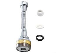 Rallonge de robinet rotative à 360° avec tête de pulvérisation à 2 modes - Fixation flexible pour robinet d'évier de cuisine pour économiser l'eau - M22 pour raccord M24 (M)