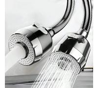 Rallonge de robinet rotative à 360 degrés, matériau en plastique ABS, rallonge de robinet à 2/3 modes, aérateur économiseur d'eau, convient pour la cuisine et la salle de bain Court - 3 styles,Longue 