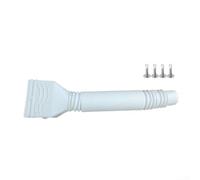 Rallonge de tuyau de descente flexible, 50,8 à 150,9 cm, connecteur de tuyau de vidange de gouttière télescopique (blanc)