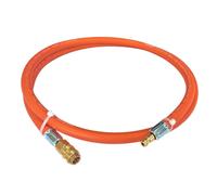 Rallonge de tuyau de gaz propane-butane Zatechs avec raccord rapide 15 m 20 bars Ø 6,3 mm RQS DN5 manchon x DN5 connecteur camping-car barbecue à gaz camping