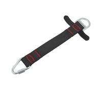 Rallonge dorsale à œillet 3M PROTECTA, sangle noire, longueur 40 cm, maillon de secours en chaîne, anneau en D, 0,40 m x1 morceau