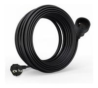 Waytex 51022 Prolongateur électrique Longueur 10,00m, Câble 3x1.5mm2, Prises 16A Europe 2P+T avec Sécurité Enfant, certifié CE NF, Noire