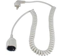Rallonge électrique 230 V 16 A IP20 blanche, 1 m à 25 m