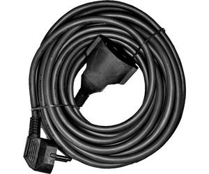 Rallonge électrique 25m Edm 25m, 3x1.5mm2, Flexible, Noire - Edm