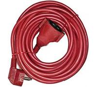 Rallonge électrique 25m Rouge Grande Longueur, Flexible, Usage Extérieur - Edm