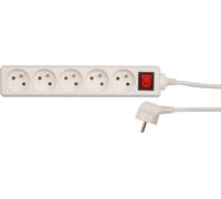 Rallonge électrique 5 prises avec terre 3 m avec interrupteur 72530 VOREL