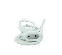 Rallonge électrique blanche 1,5 m 3G 2 x 1,0 mm² 10 A 250 V Protection enfant