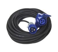 Rallonge électrique CEE 25 m - Noire/Bleue - ProPlus