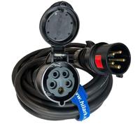 Rallonge électrique CEE haute tension en caoutchouc H07RN-F 5 x 2,5 mm² IP44 16 A 30 m