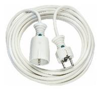 Rallonge électrique de chantier blanche - 3G1,5 - 5M BRENNENSTUHL