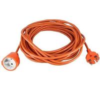 Rallonge Électrique H05VVF 2x1,5, 25 m, Orange, Utilisation Extérieure