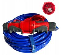 Rallonge électrique H07BQ-F 5x2,5mm² bleu 30m