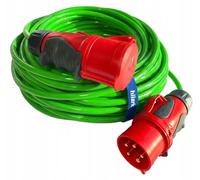 Rallonge électrique H07BQ-F 5x2,5mm² vert 45m