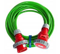 Rallonge électrique H07BQ-F 5x2.5mm² vert 5m